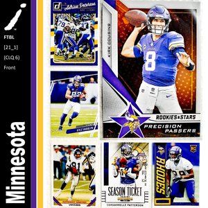 Minnesota Vikings 6 Card Lot - FTBL [21_1]